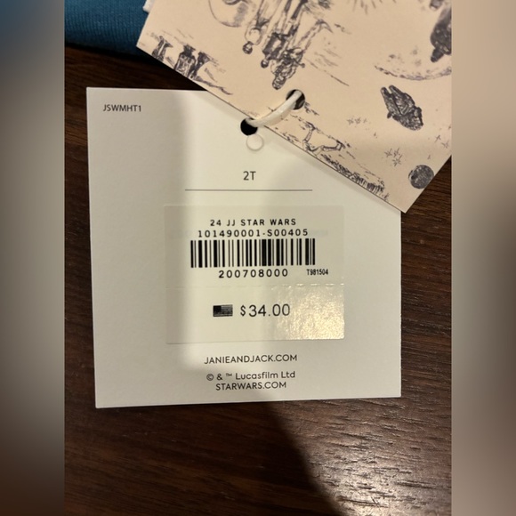 NWT- Janie and Jack STAR WARS Darth Vader Tee - Picture 5 of 5